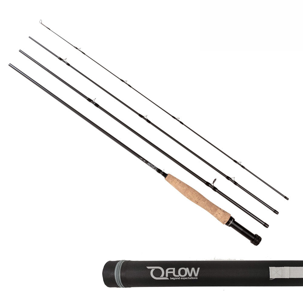 WYCHWOOD FLOW FLY RODS 4 PCS WITH TRAVEL TUBE