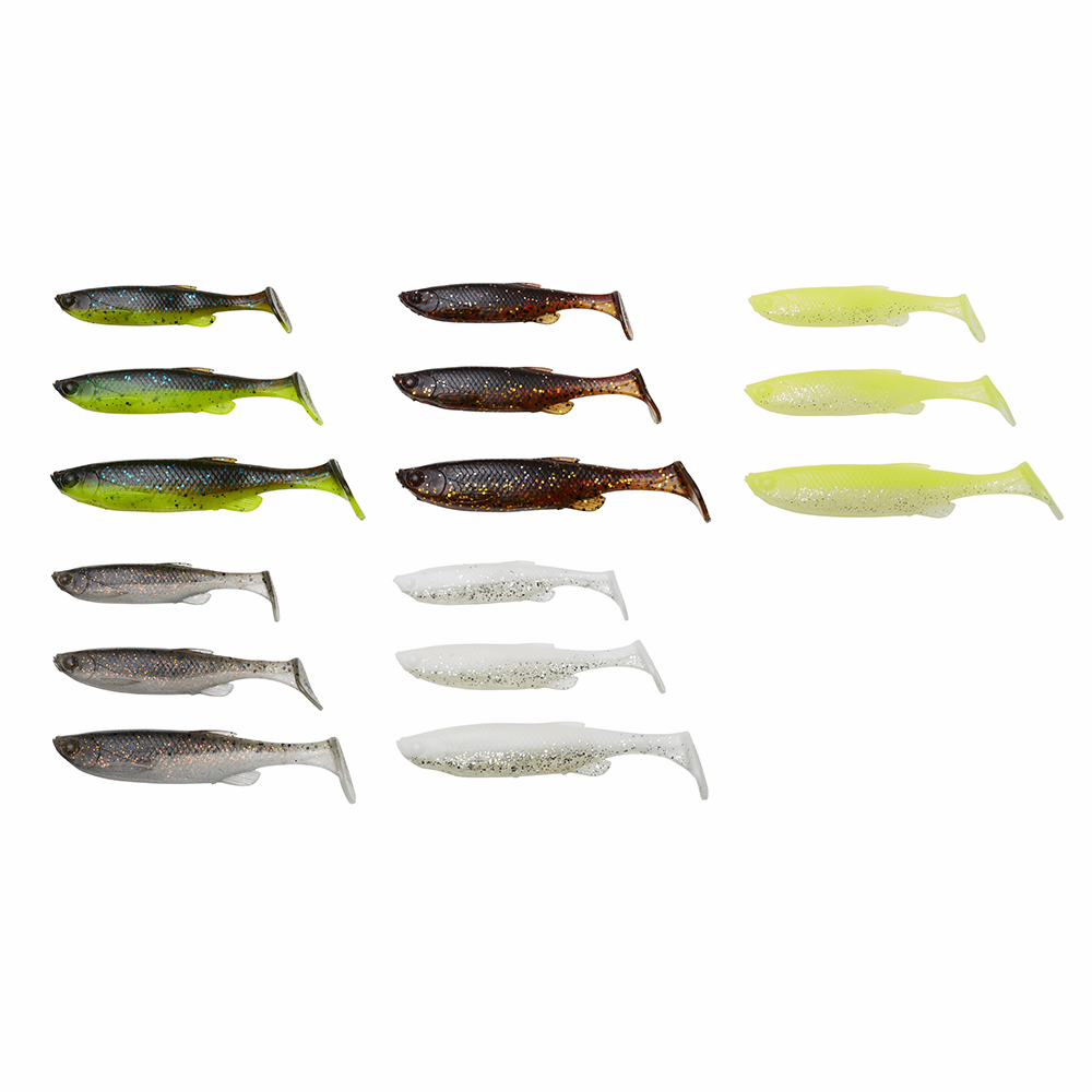 Savage Gear Fat Minnow T-tail Mixed Colour Kit 36pcs