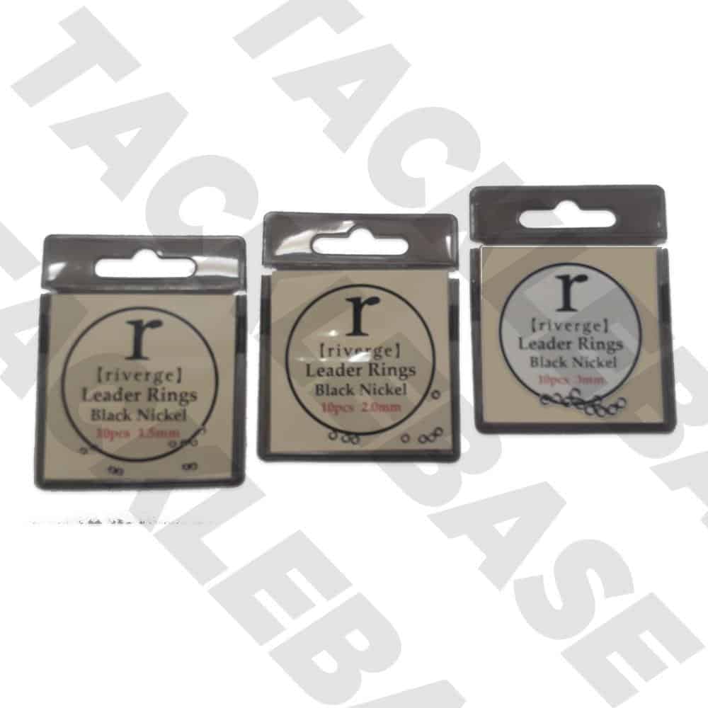 Riverge Leader/Tippet Fly Fishing Rings (Black Nickle)10 Per Packet 1.5Mm 2.0Mm Or 3.0Mm