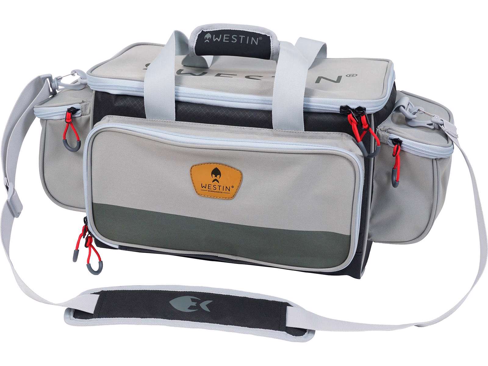 Westing W3 Lure Loader Fishing Bag With 4 Tackle Boxes