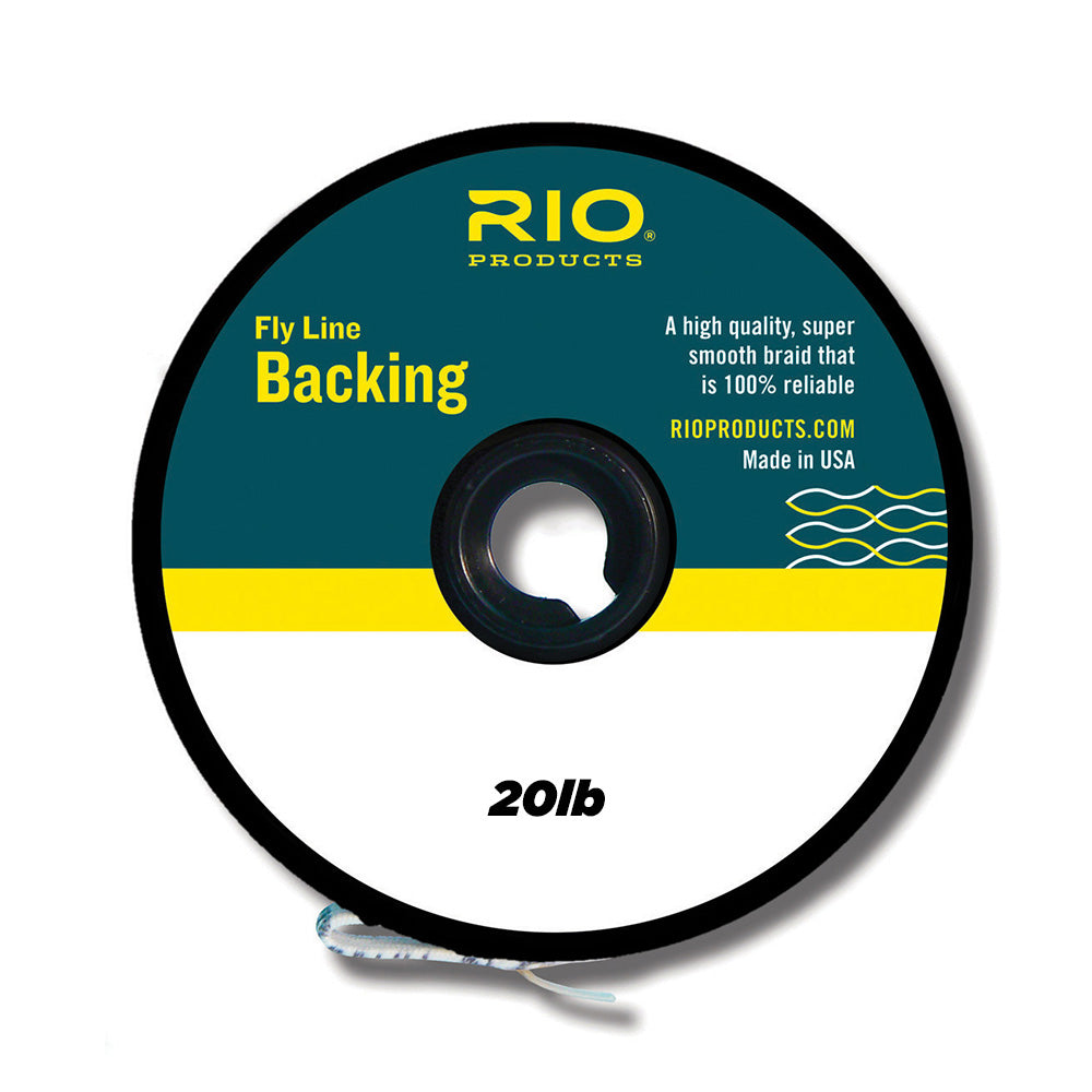 Rio Accessories Fly Line Backing Dacron - 20Lb 100Yd Orange