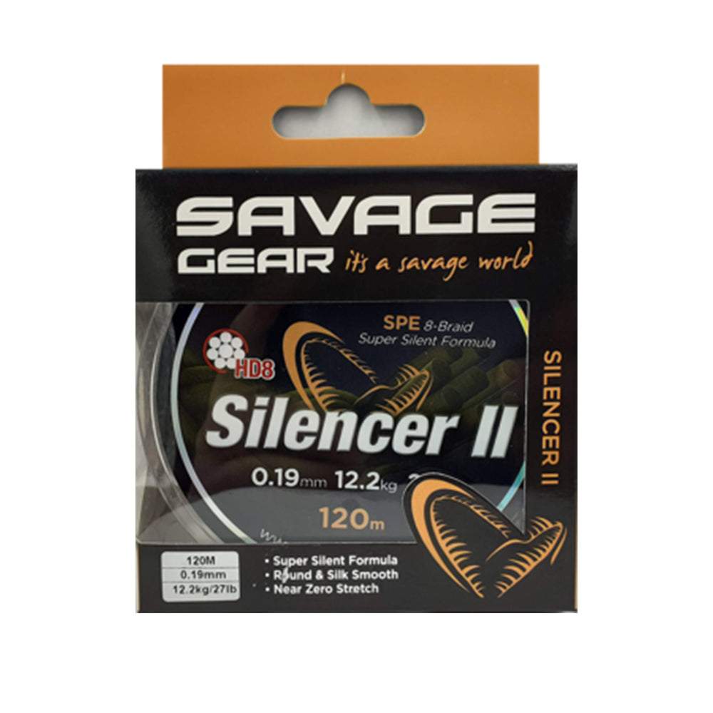 Savage Gear HD8 Silencer II Braided Fishing Line - 120m